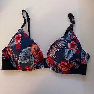 floral print PINK push-up wear everywhere bra